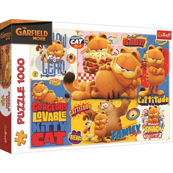 Garfield's Adventures 1000 piece puzzle
