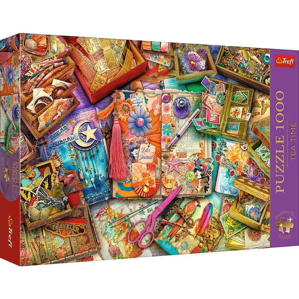 Jigsaw Puzzle 1000 Premium Plus Tea Time Journalist's Desk