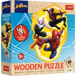 Junior Wooden Puzzle 50 pieces - Marvel Spider-Man