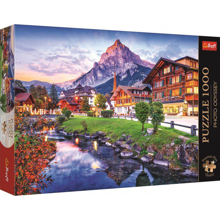 Photo Odyssey: Alpine village, Switzerland 1000 piece puzzle