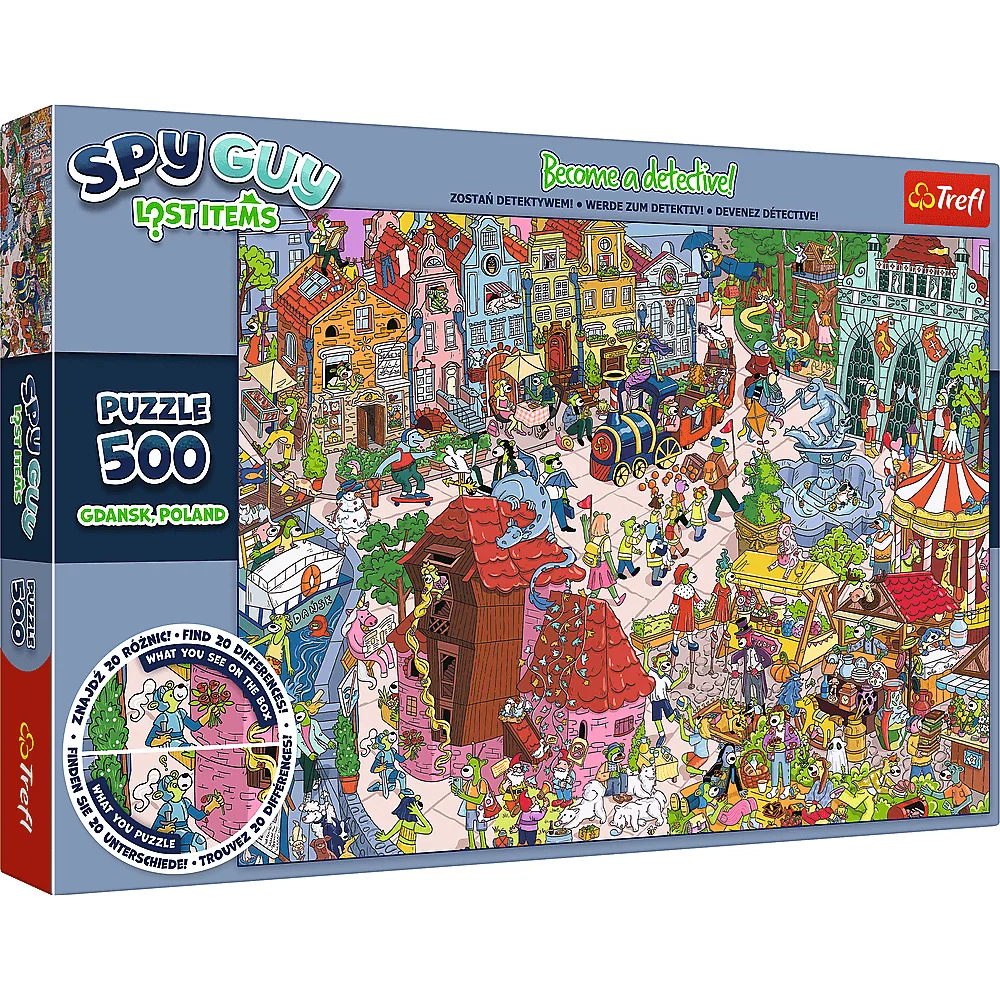 Spy Guy Lost Items Puzzle 500 pcs. Gdansk, Poland