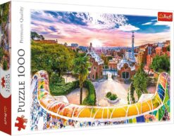 Sunset over Barcelona - Spain 1000 piece puzzle