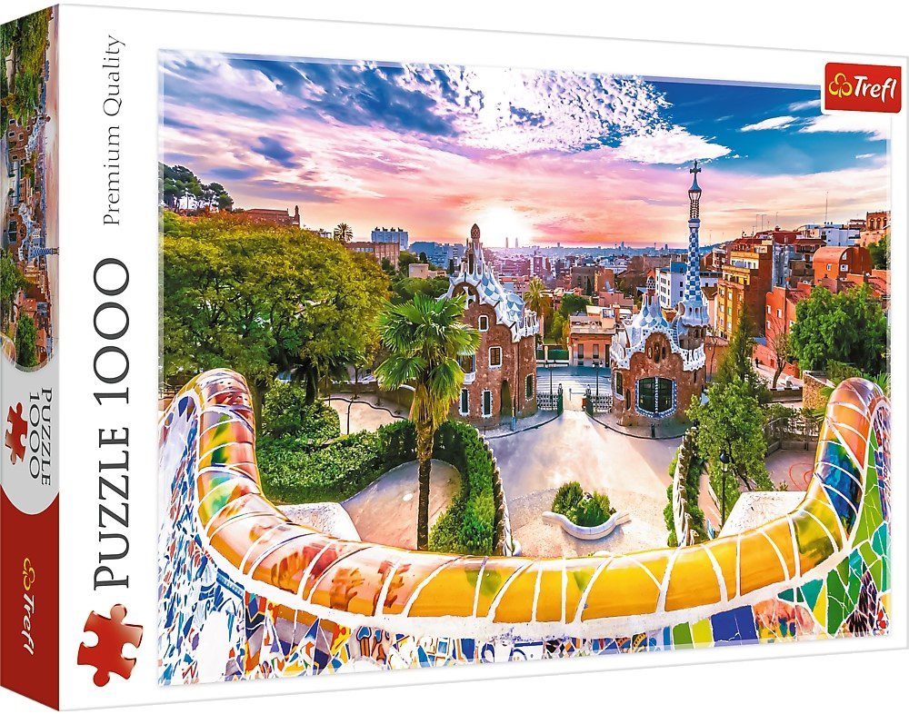 Sunset over Barcelona - Spain 1000 piece puzzle