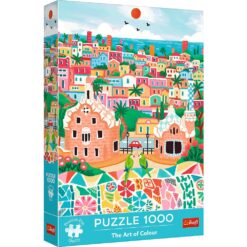 TREFL PUZZLE 1000 PIECE ART OF COLOUR BARCELONA SPAIN