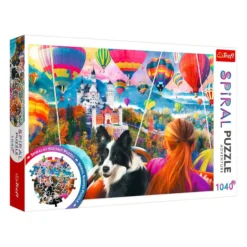 Trefl Balloon Festival 1040 Piece Spiral Puzzle