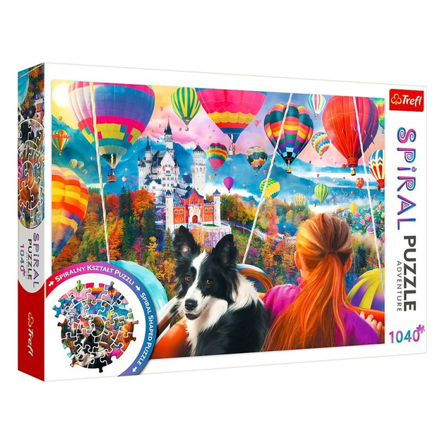 Trefl Balloon Festival 1040 Piece Spiral Puzzle