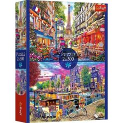 2 Puzzles - Summertime relax 500 and 500 pieces puzzle