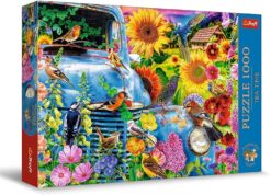 Trefl Puzzle Tea Time Songbirds, 1000 pieces