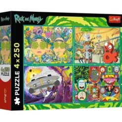 Trefl Rick and Morty - 4 x 250 piece puzzle