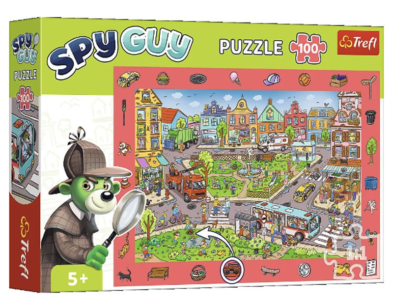 Trefl Spy Guy City - Investigation in the small town - 100 piece puzzle