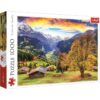 Trefl puzzle1000 piece. Picturesque Alpine village