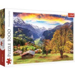 Trefl puzzle1000 piece. Picturesque Alpine village