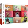 Trefl1500 Piece Puzzle Funny Cat Portraits