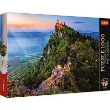 Trefl Premium Plus Cesta Tower, San Marino - 1000 Piece Jigsaw Puzzle
