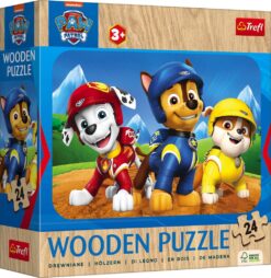 Trefl Wooden Puzzle for Kids 24 Pieces - Paw Patrol: Pups Team