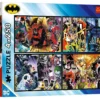 Trefl Batman in Action 4x250 Piece Puzzle