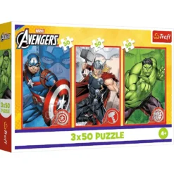 Trefl - Marvel Puzzle 50+50+50 Pieces