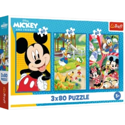 Trefl Mickey Mouse Team 3x80 Piece Puzzle
