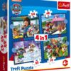 Trefl Paw Patrol 4 in 1 Puzzle