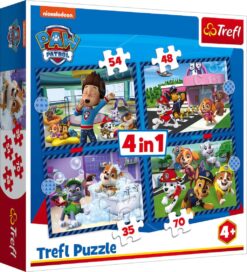 Trefl Paw Patrol 4 in 1 Puzzle