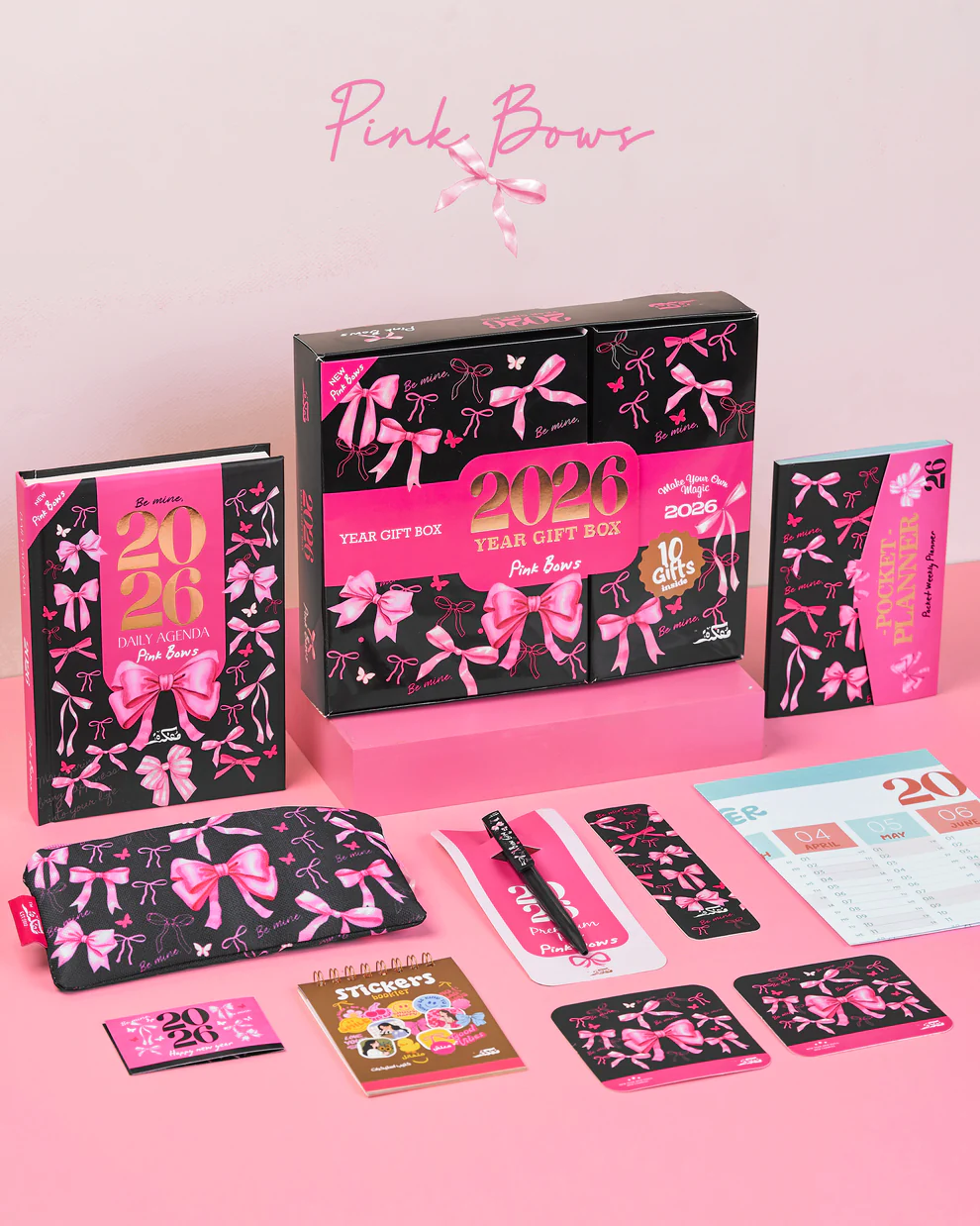 Pink Bows Year Gift Box 2026