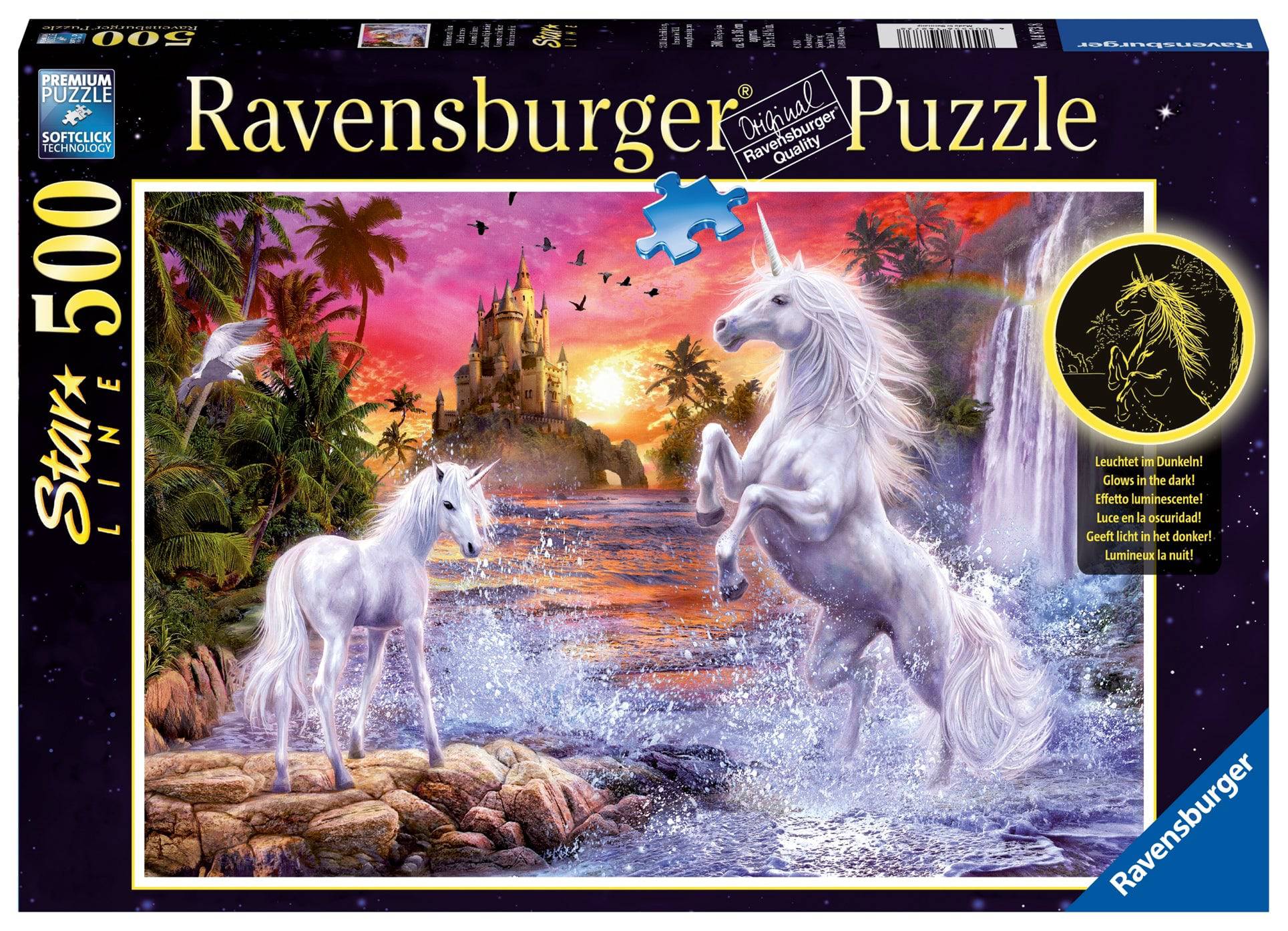 Ravensburger - Unicorns at the River Starline 500 pieces