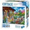 KS Colorful House Near the Lake Educational Puzzle 500 Pieces