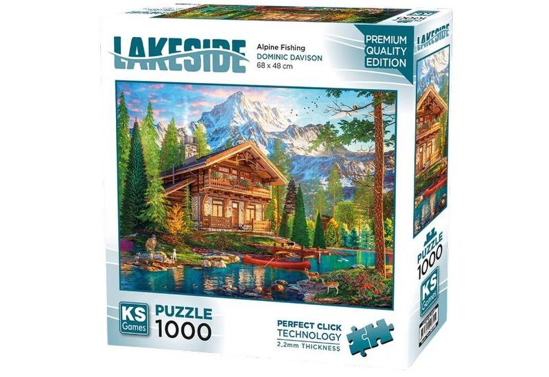 Ks Alpine Fishing Puzzle 1000 Pieces
