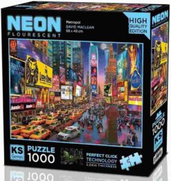Ks Metropol Neon Puzzle NEON Educational PUZZLE 1000 Pieces