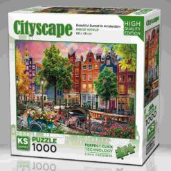 Ks Beautiful Sunset in Amsterdam Puzzle 1000 Pieces