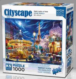 Ks Night Lights Of Paris Educational PUZZLE 1000 Pieces