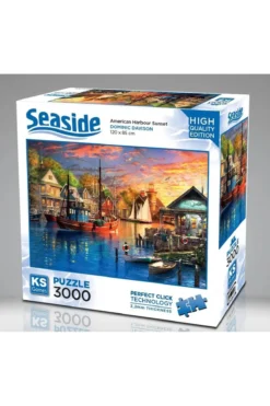 Ks American Harbour Sunset Educational PUZZLE 3000 Pieces
