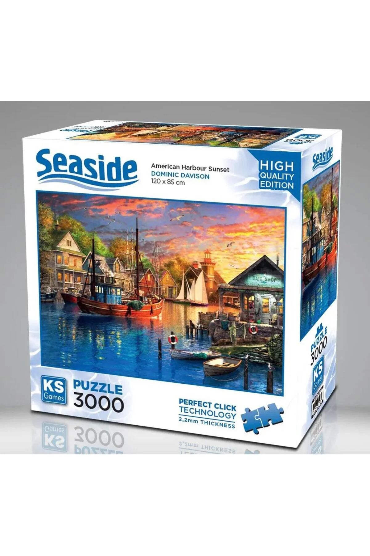 Ks American Harbour Sunset Educational PUZZLE 3000 Pieces