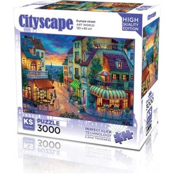 Ks Europe Street Educational Puzzle – 3000 Pieces