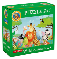 Wild Animals 2in1 - (48&54 pieces)
