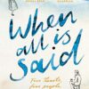 When All is Said | ISBN 9781473683020 | Kalimat Store