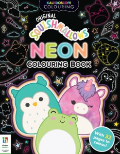kaleidoscope-squishmallows-neon-colouring-book