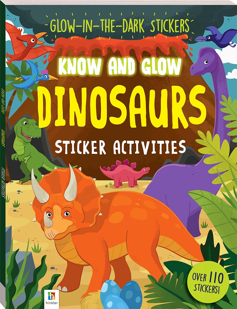 Know & Glow Dinosaur Sticker A | ISBN 9781488940262 | Kalimat Store