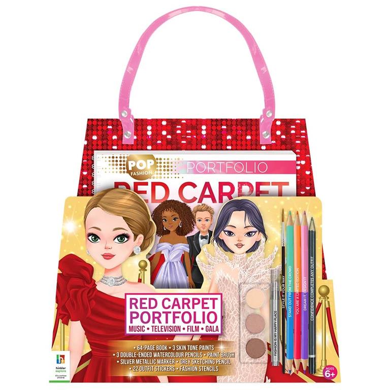 Pop Fashion: Red Carpet (Tote Bag & Red Carpet Portfolio) | ISBN 9781488959516 | Kalimat Store