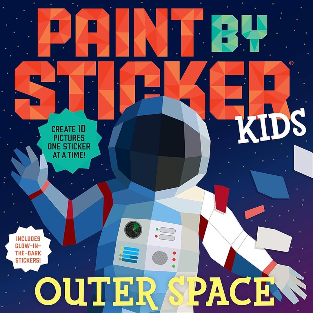 Outer Space:Create 10 Pictures One Sticker At A Time! …: Pai | ISBN 9781523513017 | Kalimat Store