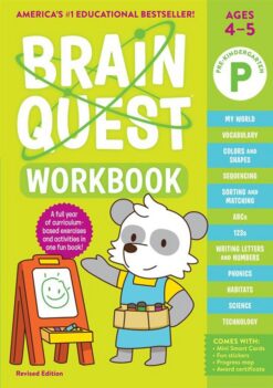 Brain Quest: Workbook: Pre-K (Age: 4-5)(Revised Edition) | ISBN 9781523517336 | Kalimat Store