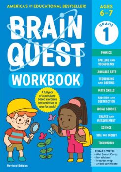Brain Quest: Workbook: Grade 1 (Age: 6-7)(Revised Edition) | ISBN 9781523517350 | Kalimat Store