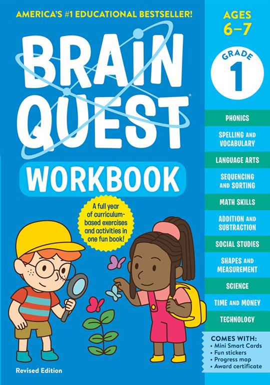 Brain Quest: Workbook: Grade 1 (Age: 6-7)(Revised Edition) | ISBN 9781523517350 | Kalimat Store