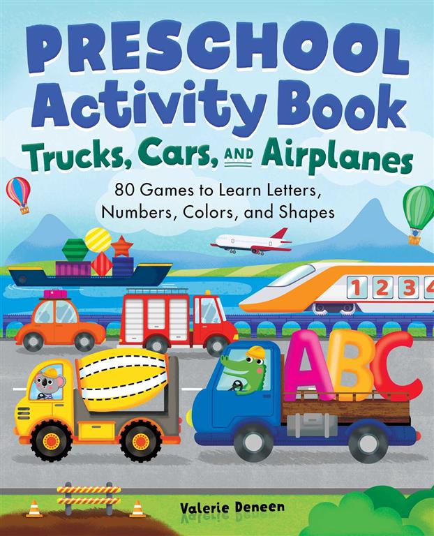 Preschool Activity Book Trucks, Cars, and Airplanes: 80 Game | ISBN 9781638073543 | Kalimat Store