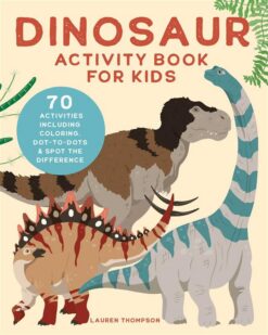 Dinosaur Activity Book for Kids: 70 Activities Including Col | ISBN 9781647398224 | Kalimat Store
