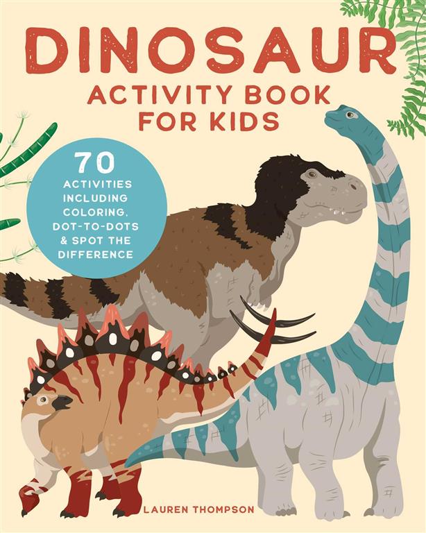 Dinosaur Activity Book for Kids: 70 Activities Including Col | ISBN 9781647398224 | Kalimat Store