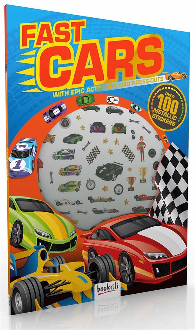 Fast Cars: With Epic Activities and Press-outs (Over 100 Met | ISBN 9781787722453 | Kalimat Store