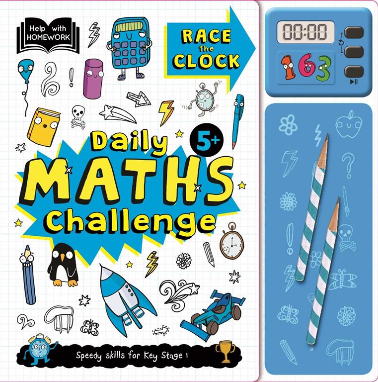 Help With Homework 5+ Daily Math Challenge | ISBN 9781789051339 | Kalimat Store