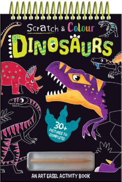 Scratch And Colour Dinosaurs | ISBN 9781801052665 | Kalimat Store