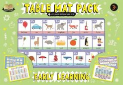Help With Homework: Table Mat Pack: Early Learning +3 (4 Wip | ISBN 9781801081214 | Kalimat Store